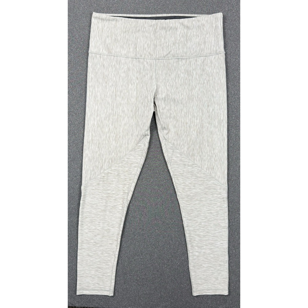 prAna Ecospave Leggings Womens XL Carbon Heather Yoga High Rise Stretch